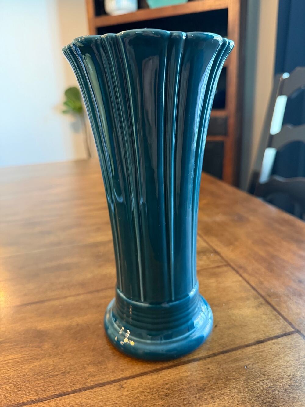 Fiesta juniper medium vase 9.5” HLC Fiestaware USA ceramic flower vase